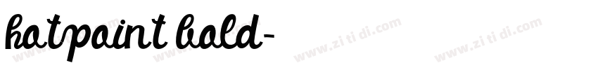 hotpoint bold字体转换 hotpoint bold字体转换